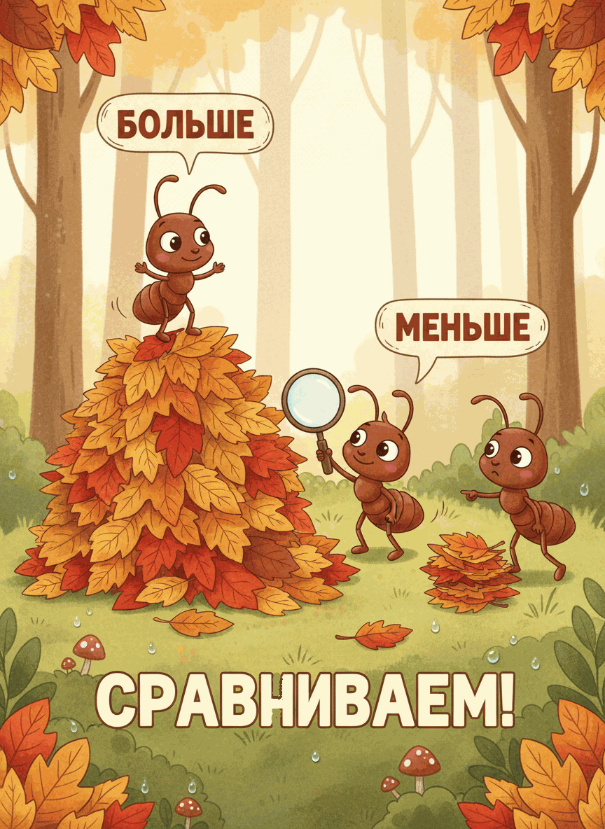 Муравьи сравнивают листья