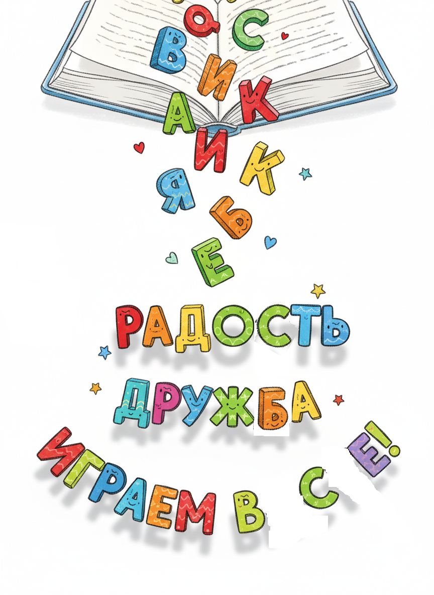 Буквы складываются в слова, слова в предложение