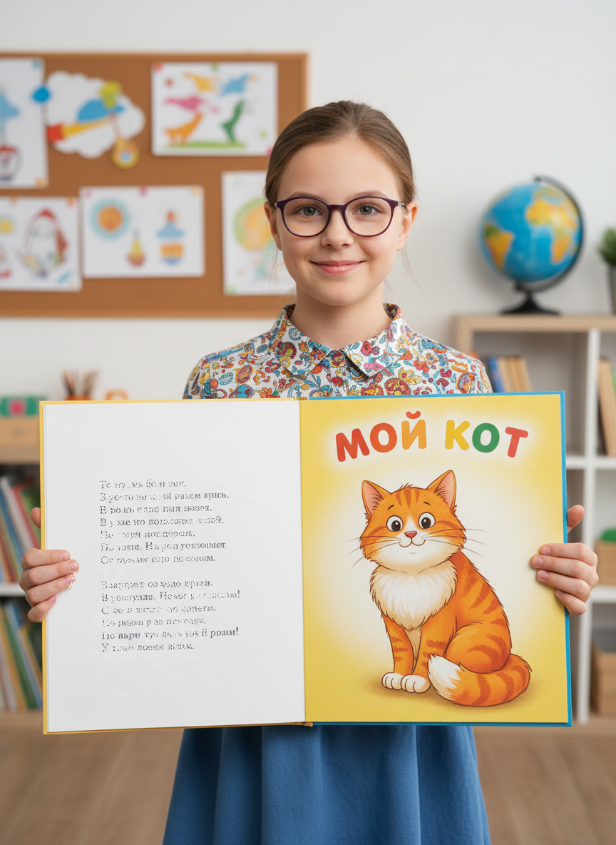 Учительница с книгой