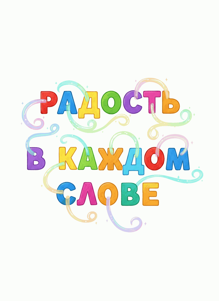 Слова-кирпичики соединяются в предложение