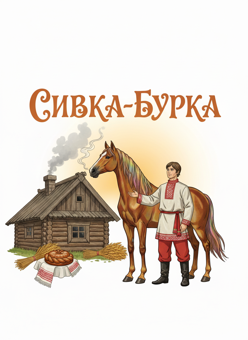 Иван и волшебный конь Сивка-бурка