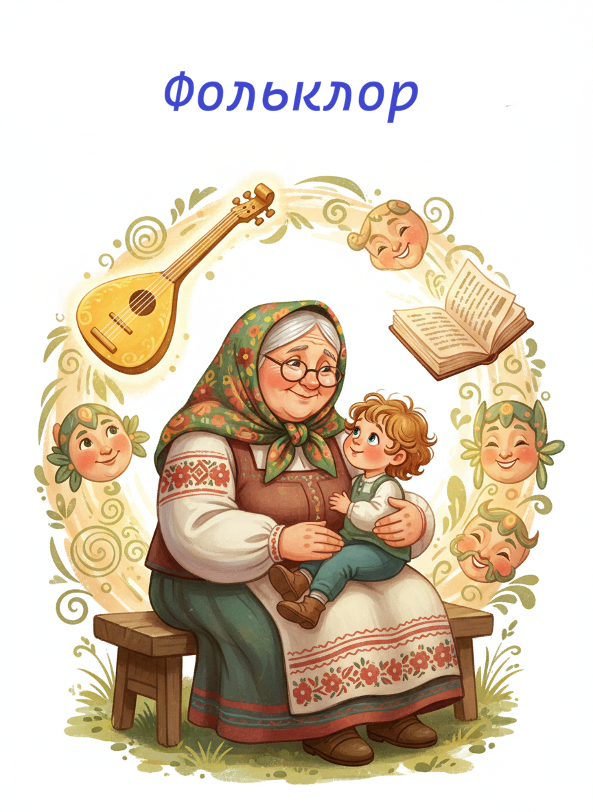 Иллюстрация к уроку фольклора
